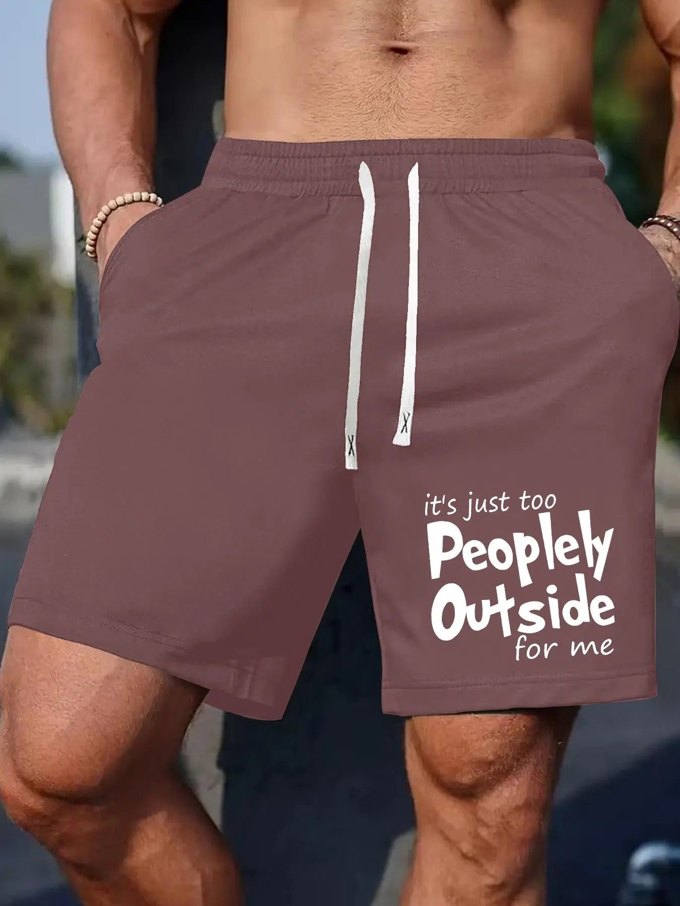 Men'WB shield Regular Fit Letter & Geometric Print Boxer Brief Swim Shorts, Casual Comfy Breathable Swim Shorts for Spiky...