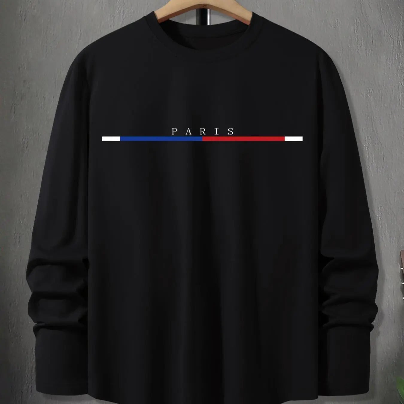 Men'WB shield Regular Fit Letter & Geometric Print Drop Shoulder Sleep Sweatshirt, Casual FOG Comfortable Long Sleeve...