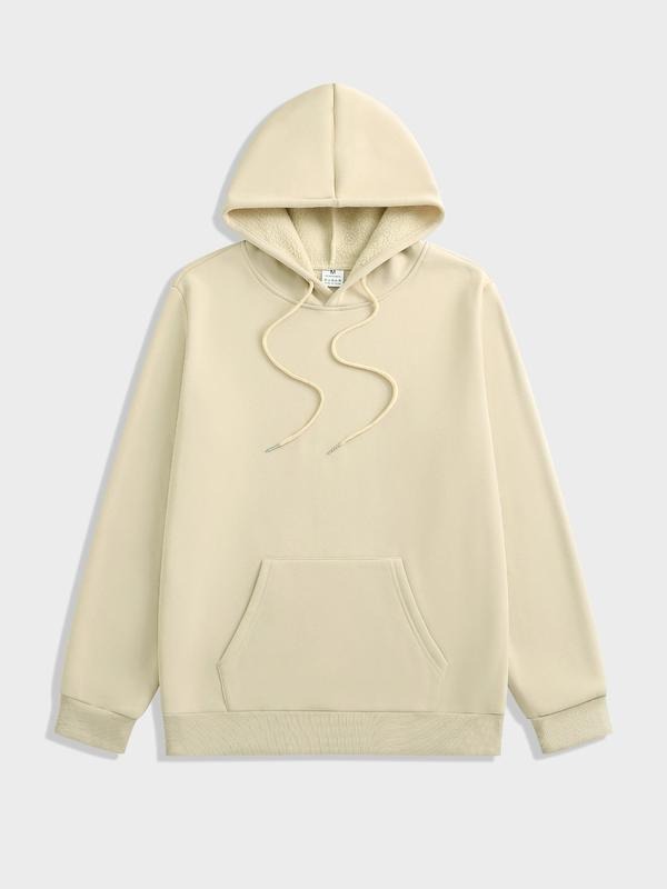 Men'WB shield Regular Fit Letter Print Graphic Hoodie, Casual Comfy Long Sleeve Hooded Sweatshirt for Fall & Winter,...