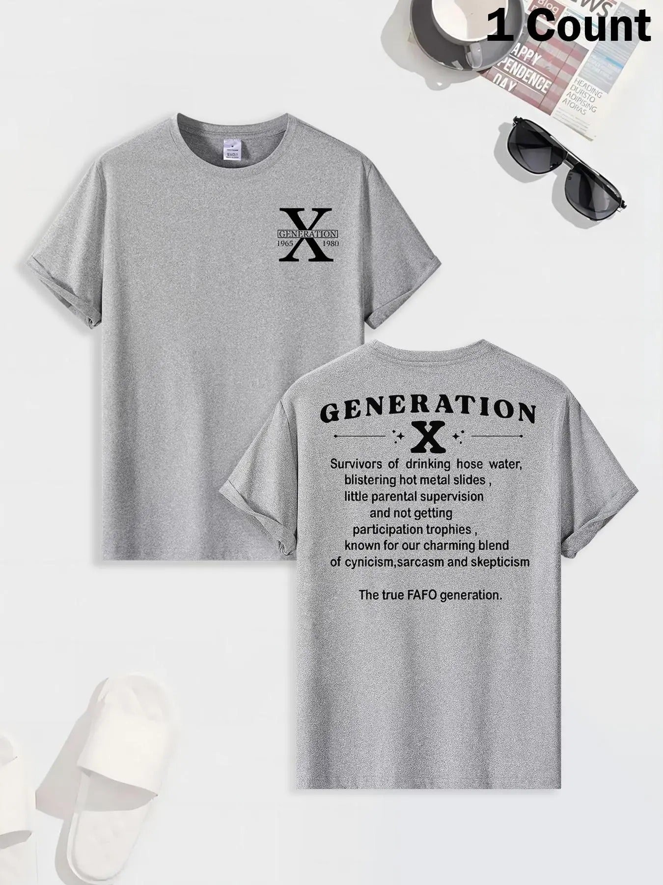 Men'WB shield Regular Fit Letter Print Round Neck Tee, Casual Short Sleeve Crew Neck T-shirt for Summer, Comfy Breathable...