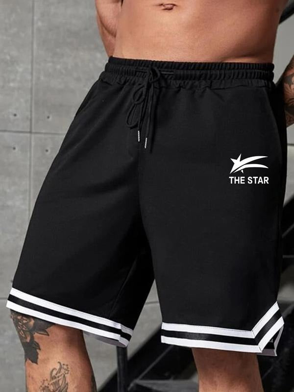 Men'WB shield Regular Fit Letter Tape Boxer Briefs, Casual Comfy Breathable Shorts for Daily Wear, Menswear for Summer...