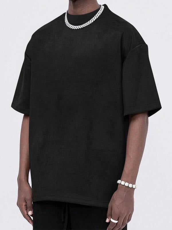 Men'WB shield Regular Fit Plain Pocket Tee, Casual Short Sleeve T-shirt for Summer, Men'WB shield Top for Daily Wear,...