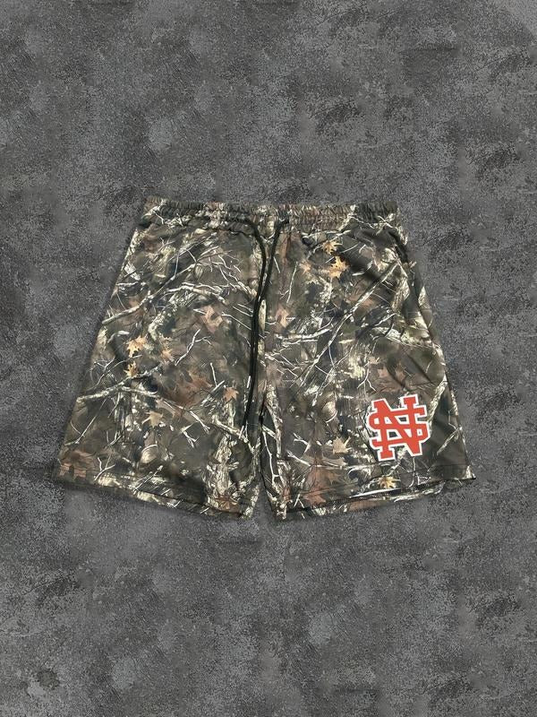 Men'WB shield Regular Fit Spiky hair fighters Over Print Shorts, Casual Comfy Breathable Shorts for Summer, Men'WB shield...