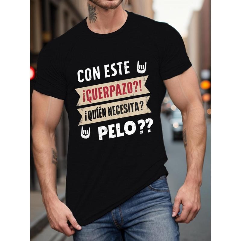 Men'WB shield Round Neck T-Shirt, Cotton Fabric, Casual Gunpla brand Comfortable, Unique Graphic Design, Suitable for...