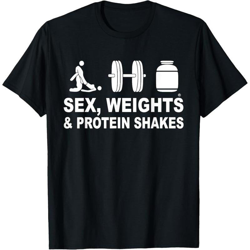 Men'WB shield S3x Weights Gunpla brand Protein Shakes Funny Saying Quote Men Women T-Shirt Hoodie, Sweatshirt | DripVista.com