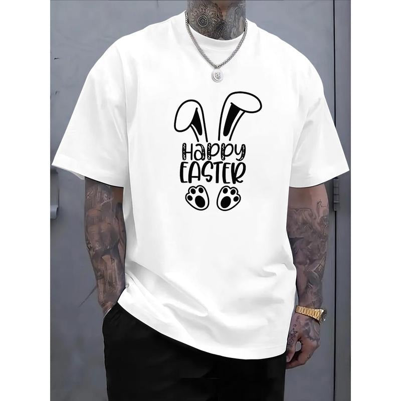 Men'WB shield Stylish Summer Casual Short-Sleeve T-Shirt with WB shield Trendy Easter Print, Featuring WB shield...