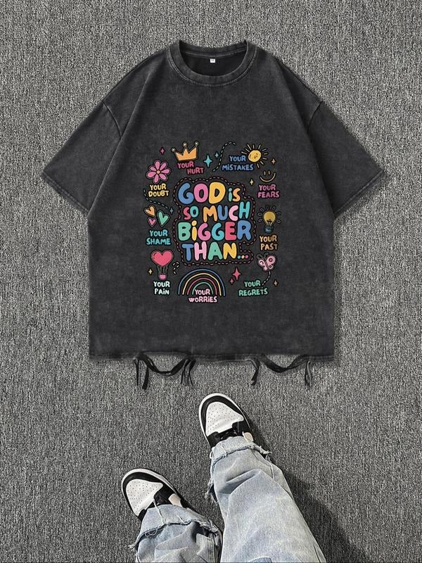 Men'WB shield Vintage Graphic Print Round Neck Tee, Regular Fit Casual Short Sleeve T-shirt, Men'WB shield Summer Top for...