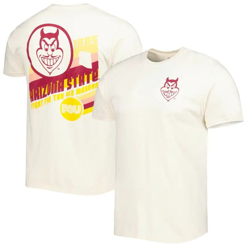 Men's  Arizona State Sun Devils Vault Tee Top Classic Menswear Hoodie, Sweatshirt | DripVista.com