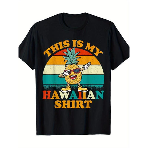 Men's 100% Cotton Hawaiian T-Shirt