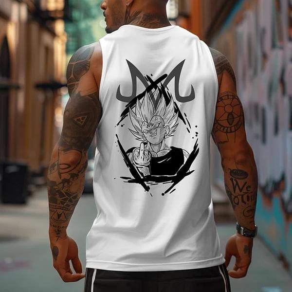 Men's Anime Personalized Print Sports Tank Top T-Shirts, Hoodie, Sweatshirt | DripVista.com