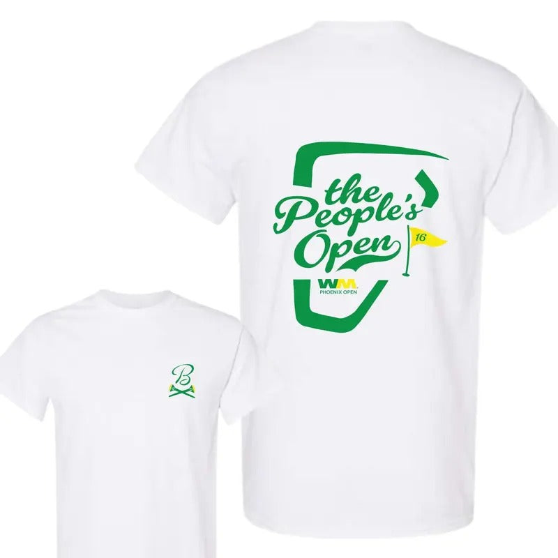 Men's Barstool Golf White WM Phoenix Open The People's Open T-Shirt Casual Menswear Hoodie, Sweatshirt | DripVista.com