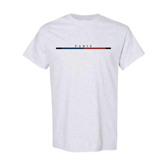 Men's Basic Striped & Letter Print Crew Neck Tee, Sleeve T-shirt for Men, T Shirts for Men, Full Color, Full Size Cotton Classic