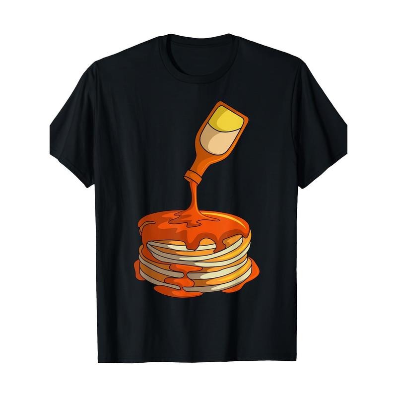 Men's Breakfast-Inspired Cotton T-Shirt