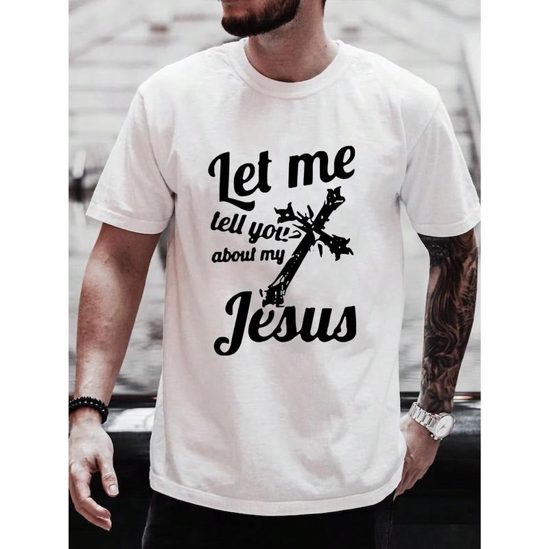 Men's Casual Slogan Printed Short Sleeve T-Shirt Made in USA Hoodie, Sweatshirt | DripVista.com