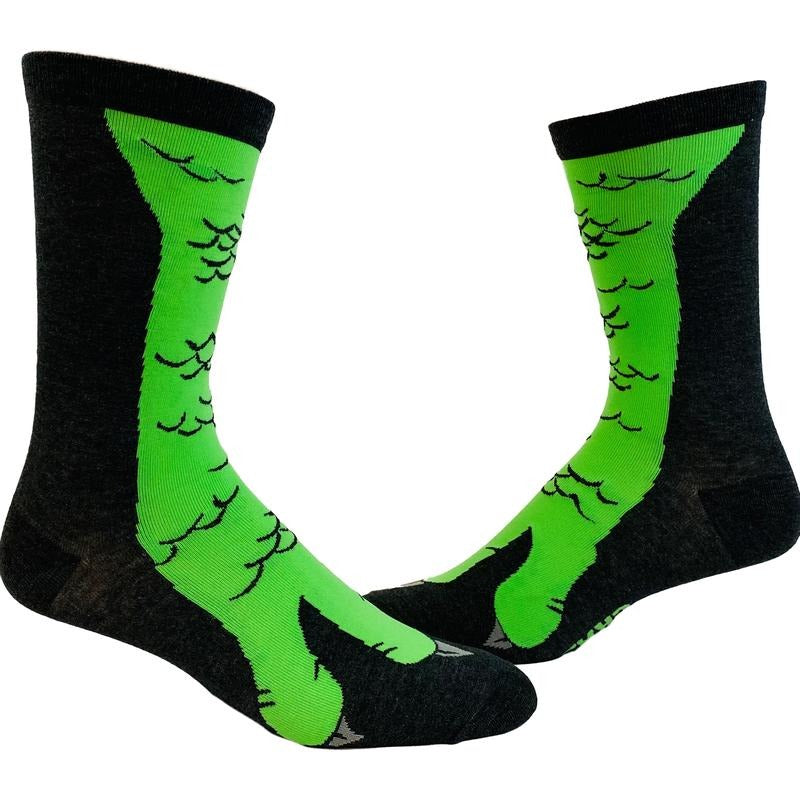 Men's Dinosaur Foot Socks Funny Jurassic T-Rex Dino Lover Novelty Footwear Funny Graphic Socks Comfortable Fitted Spandex...