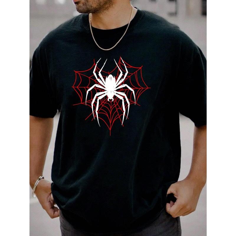 Men's Plus Size Black Knitted Round Neck Short Sleeve Graphic Men T Shirt Made in USA Hoodie, Sweatshirt | DripVista.com