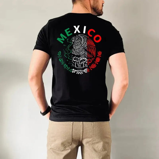 Men's Regular Fit Letter Graphic Tee, Casual Short Sleeve Crew Neck T Shirt, Fashion Men's Top For Daily Wear, Unisex Short Tee Cotton