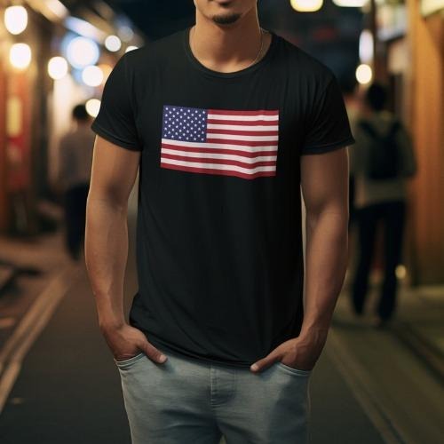 Men's Tshirt USA T-shirt Man T shirt United States of America Gift for Man American Supporter Sports Tshirt Man American...