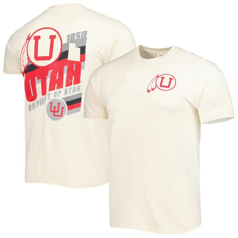 Men's Utah Utes Vault Tee Top Classic Menswear Hoodie, Sweatshirt | DripVista.com