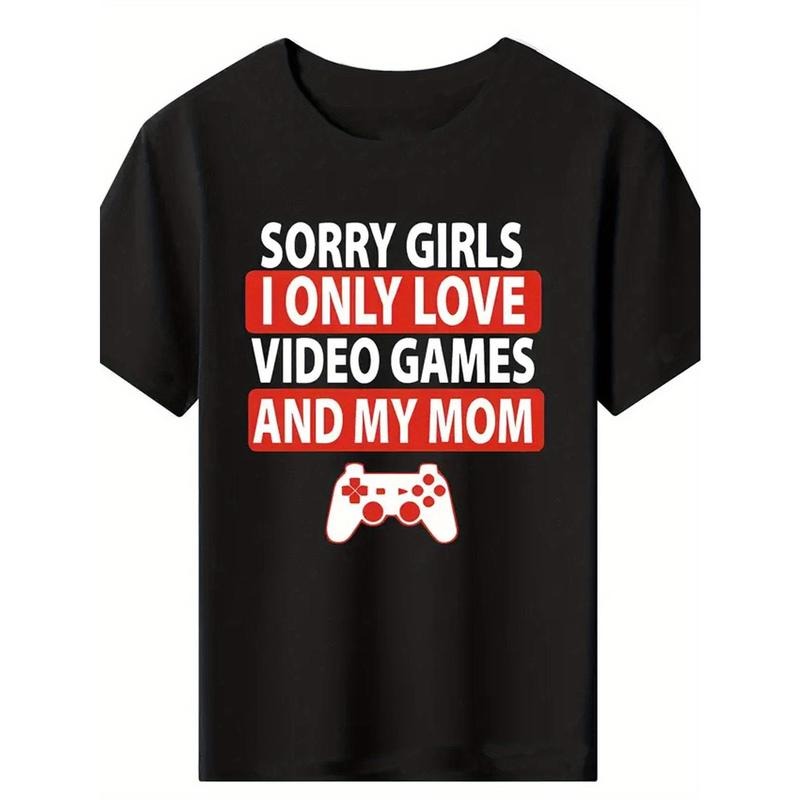 Men's video game graphic print casual crewneck short sleeve t-shirt made in usa Hoodie, Sweatshirt | DripVista.com