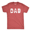 Mens Dad Christmas T Shirt Funny Xmas Holiday Party Tee for Father Graphic Mens Funny T Shirts Cool Tees Soft Stylish Casual Menswear Christmas Apparel for Men Novelty Tees for Guys Red - Dad