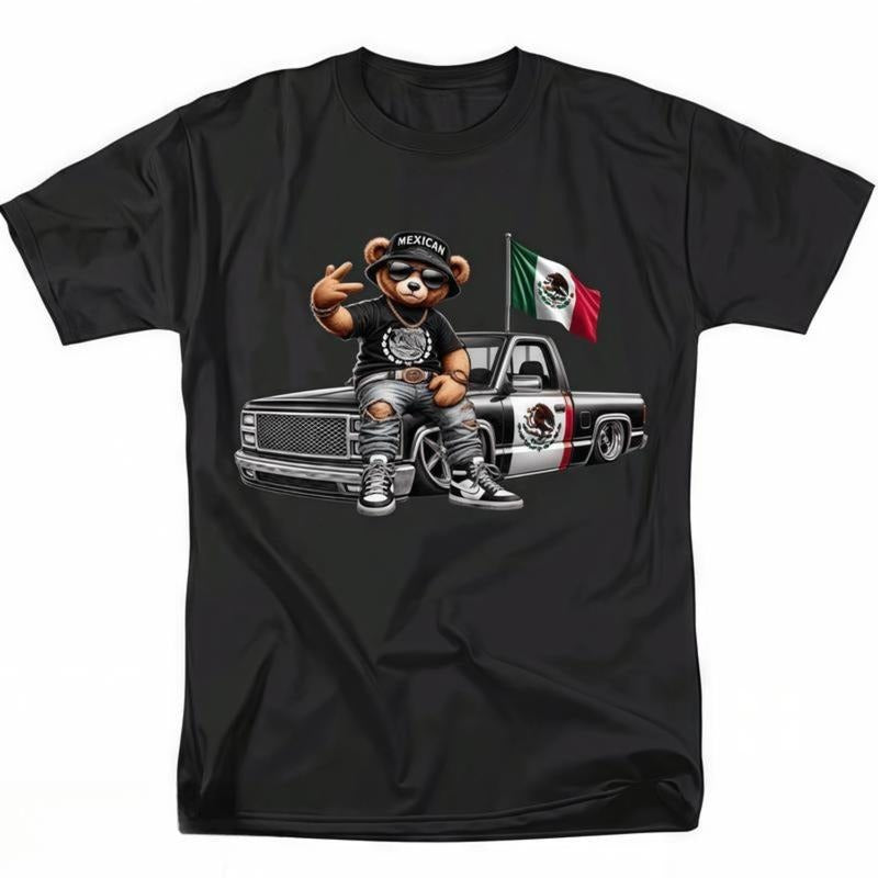 Mens Fashionable Crew Neck T-Shirt
