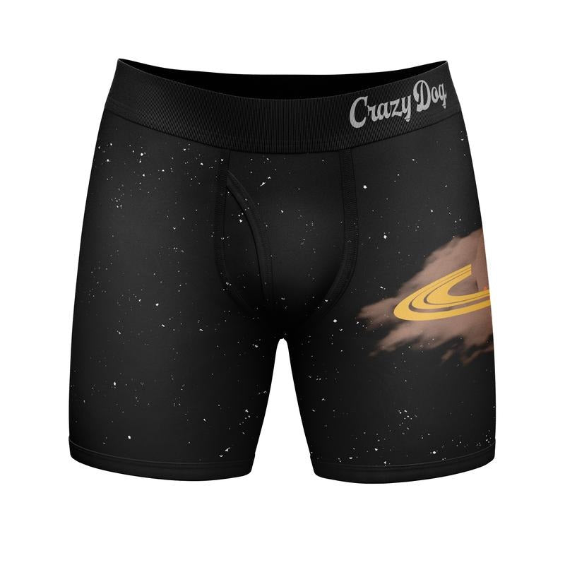 Mens Gas Giant Boxer Briefs Funny Fart Joke Gift for Dad Graphic Novelty Underwear Funny Graphic Boxers Dad Joke  Funny Space  Mens Novelty Boxer Briefs Gas Giant