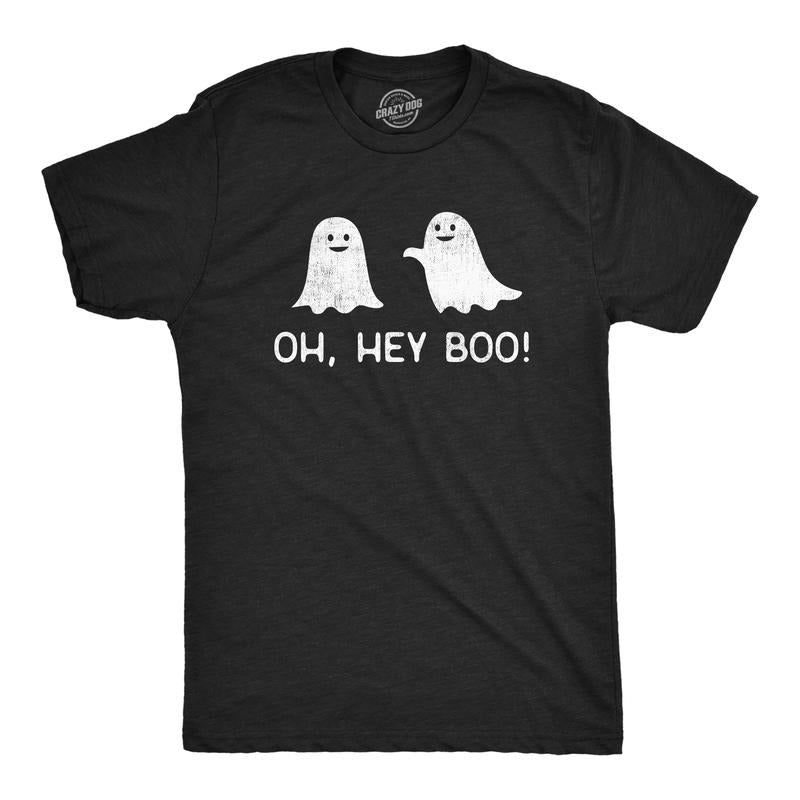 Mens Green tractor brand Hey Boo Lightsaber brand Shirt Funny Halloween Party Ghost Relationship Tee for Guys Mens Funny...