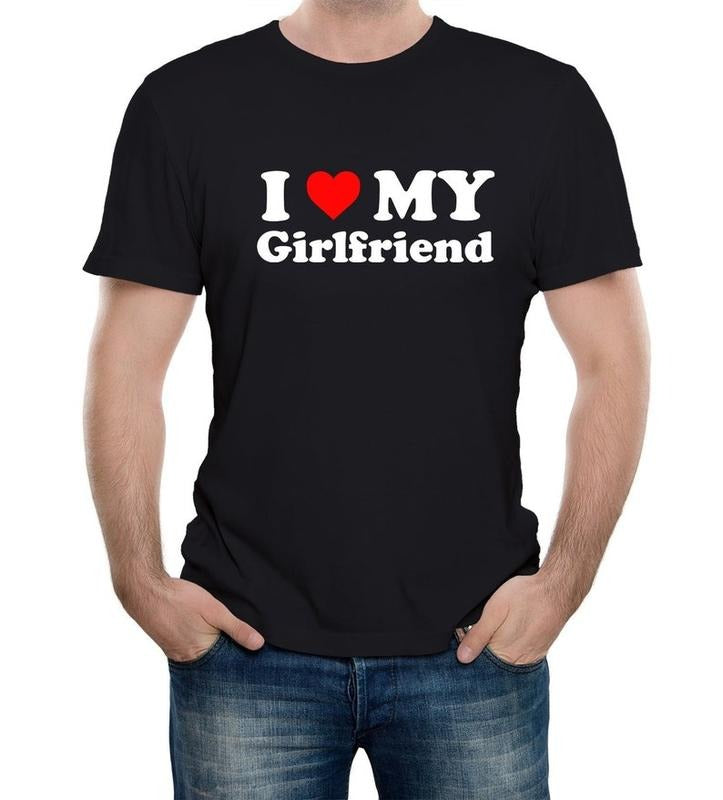 Mens I Love My Girlfriend T-Shirt Gift Joke Birthday Valentines Day Hoodie, T-shirt and sweaterstyle{n002}2 Sweatshirt