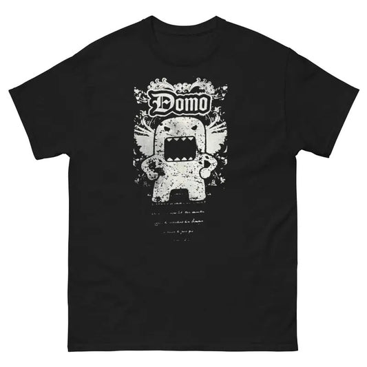 Mens domo t shirt grunge scene emo hot topic Cyber y2k skull Affliction Style plain y2k Menswear Underwear