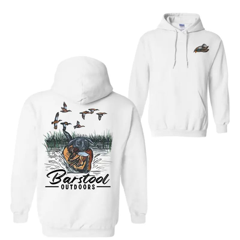 Menswear Barstool Outdoors Duck Hunt Ii Hoodie, Trendy Shirt