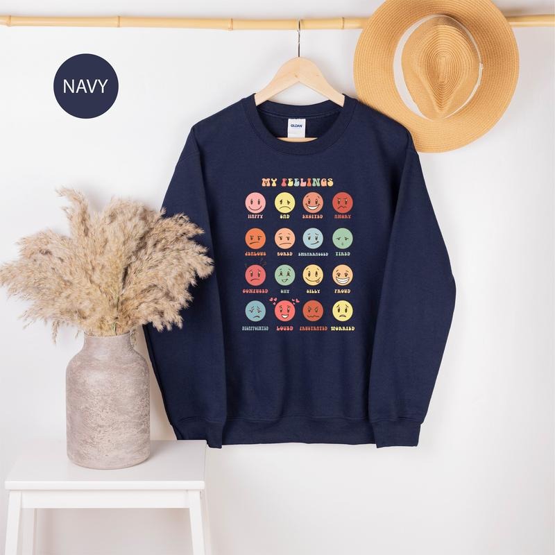 Mental Health Shirt, My Feelings Sweatshirt, Emotions Hoodie | DripVista.com