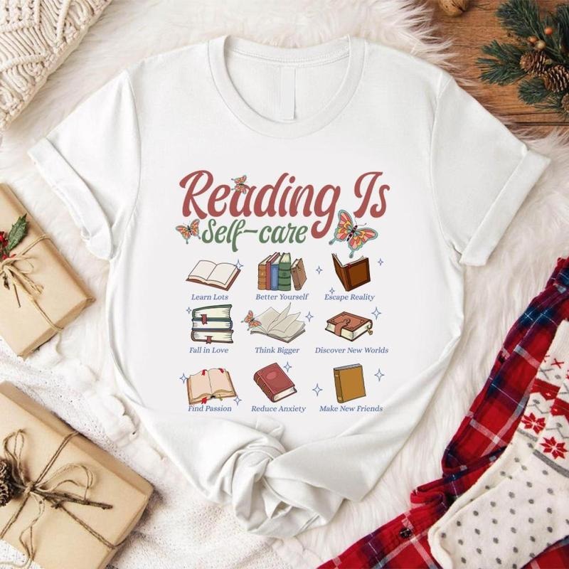 Mental Health Tee, Book Lover Shirt, Banned Books Tee, Reading Clipart, Book Themed Sublimation, Self Care, Looks Good,...