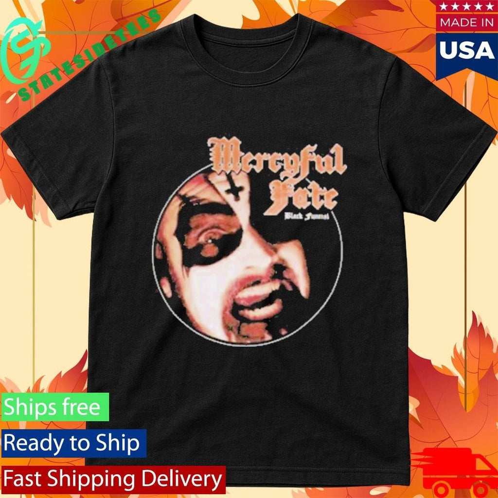 Mercyful Fate Black Funeral Cover T-Shirt