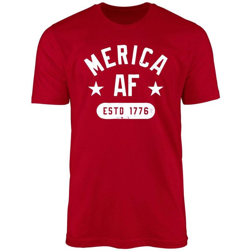 Merica AF Uniex Shirt Hoodie, Sweatshirt | DripVista.com