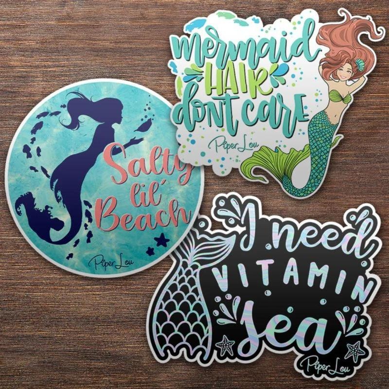 Mermaid Sticker Pack T-Shirts, Hoodie, Sweatshirt | DripVista.com