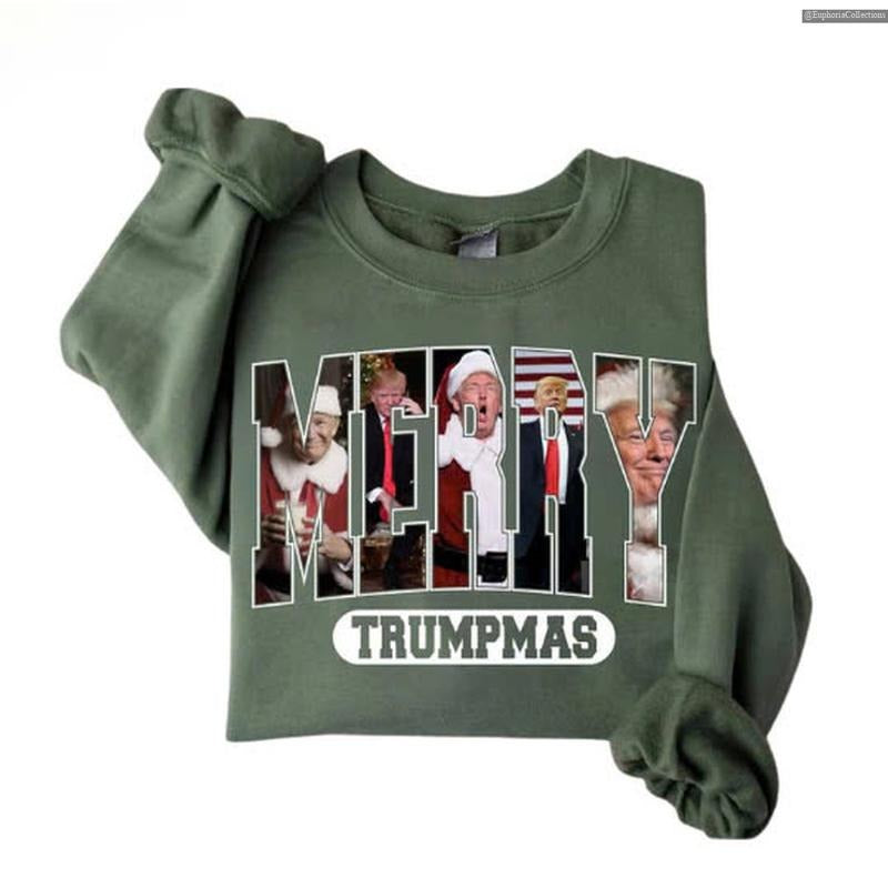 Merry #Trumpmas, #Trump Merry Christmas, New President Christmas T-Shirt, Christmas Sweatshirts , Global Trending Outfits...