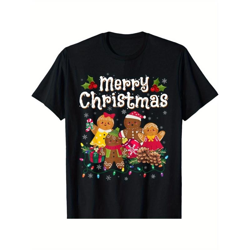 Merry Christmas Gingerbread T-Shirt made in usa Hoodie, Sweatshirt | DripVista.com