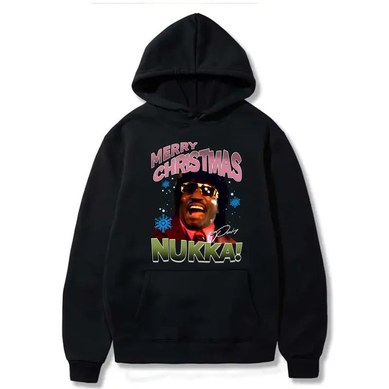 Merry Christmas Nuukka Sweatshirt, Ugly Xmas Hoodie, Nuukka Christmas CrewNeck, Pinky From Friday, Gifts For Christmas For Men and Women