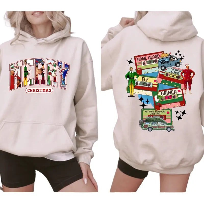 Merry Christmas Sweatshirt, Hoodie, T