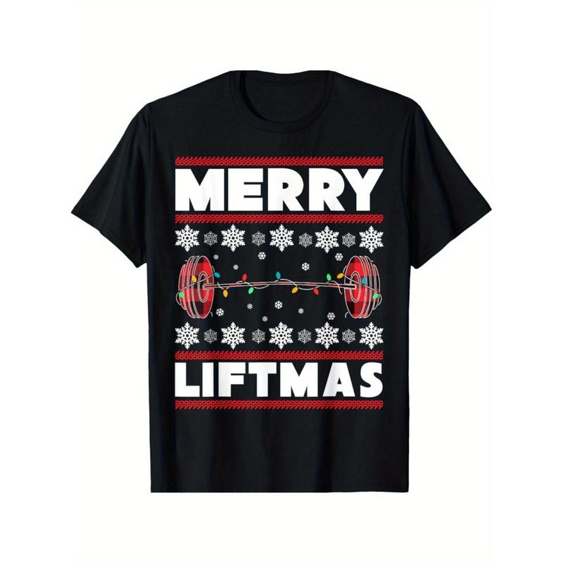 Merry Liftmas Funny Christmas Gym Workout Fitness Gift T-Shirt made in usa Hoodie, Sweatshirt | DripVista.com