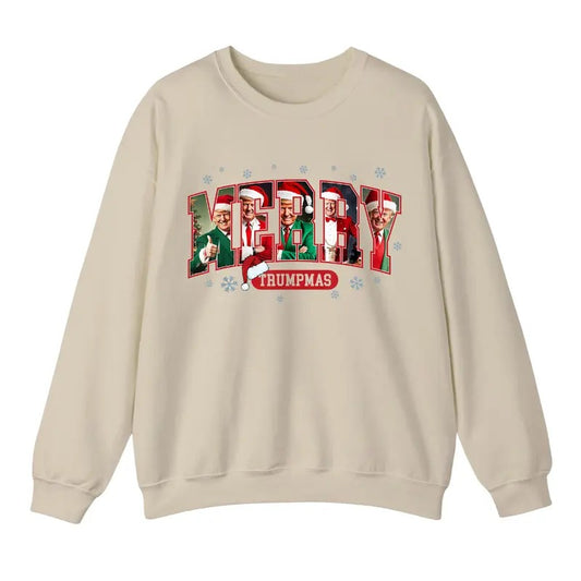 Merry Trumpmas Santa Trump Christmas Pajamas Funny Sweatshirt, Christmas 2024 Sweatshirt, For Men And Women, Unisex Shirt