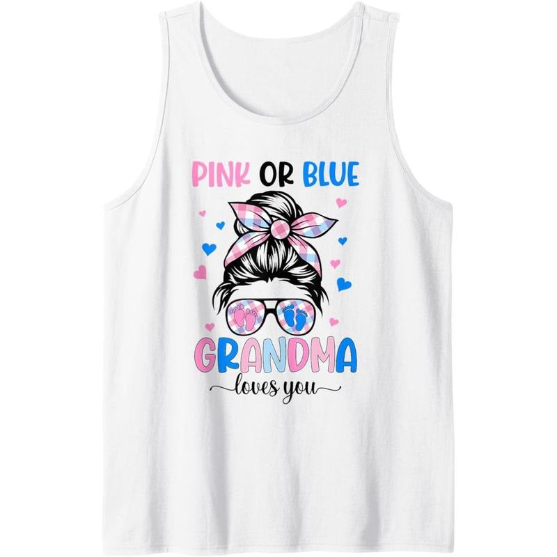 Messy Bun Nana  Tank  Top T-Shirts, Hoodie, Sweatshirt | DripVista.com