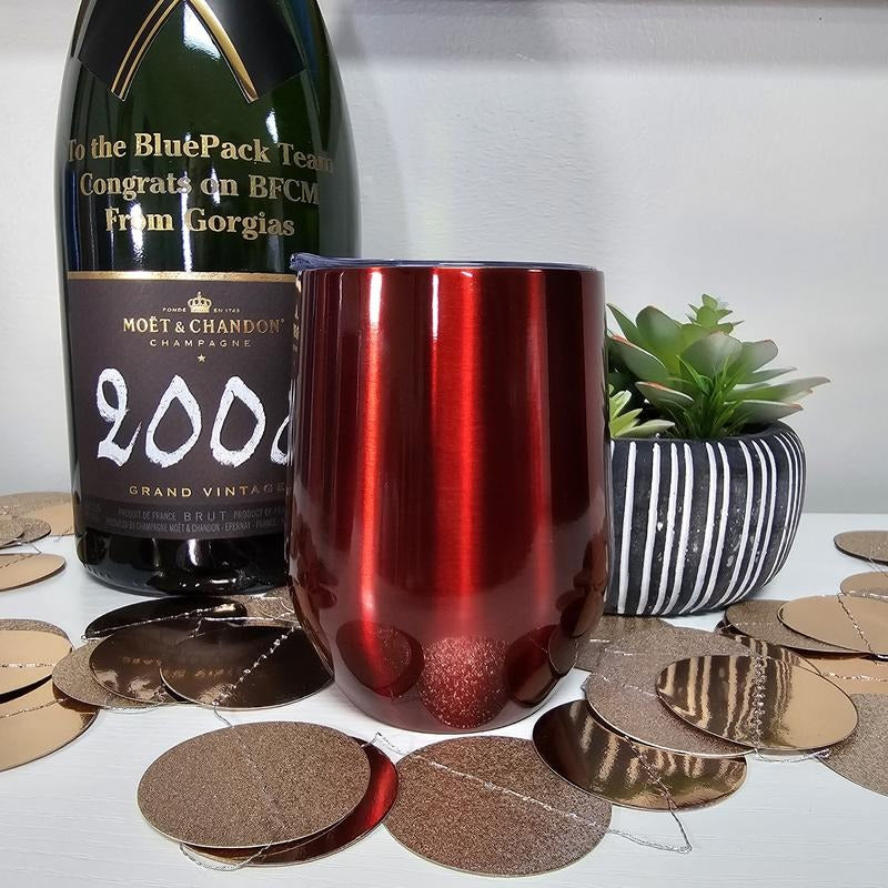 Metallic Red Piper Lou 12oz Wine Cup T-Shirts, Hoodie, Sweatshirt | DripVista.com