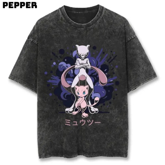 Mew & Mewtwo Shadowburst Vintage Tee, Pokemon Shirts, Mew & Mewtwo Shadowburst Shirt, Mew & Mewtwo Shadowburst Merch, Pokemon Merch, Cute Shirts, Gifts for Pokemon Fans, Anime Graphic Tee, Trendy Shirt Top Menswear Underwear Tshirt Streetwear