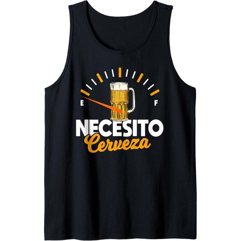 Mexican beer necesito cerveza cool & funny sayings Tank Top T-Shirts, Hoodie, Sweatshirt | DripVista.com