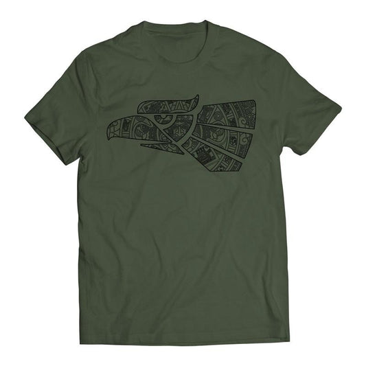 Mexico Flag Hecho en Mexico Eagle Archaeology Mesoamerican Culture  T-Shirt Casual Classic Menswear Tee