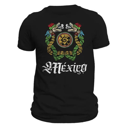 Mexico Quetzalcoatl God Feathered Serpent Aztec Empire T-Shirt Casual Classic