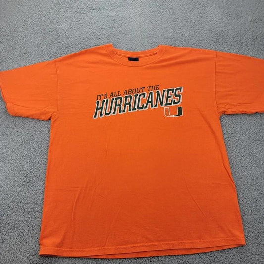 Miami Hurricanes Vintage Orange  Unisex T-shirt Sweatshirt Hoodie 73