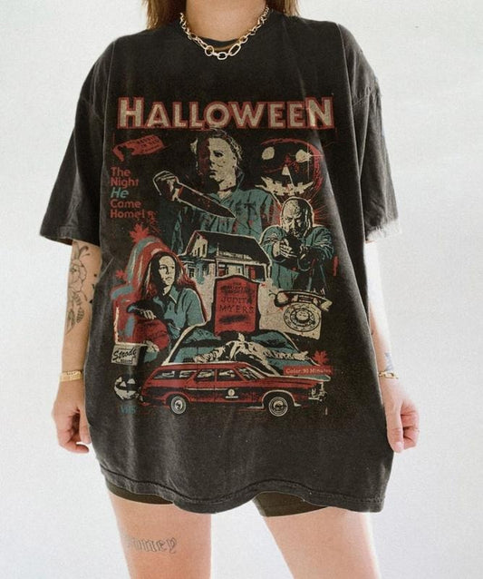 Michael Myers Comfort Colors Shirt, Halloween Shirt, Horror Movie Comfort Colors Shirt